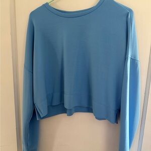 Casual Blue Women's Sweatshirt